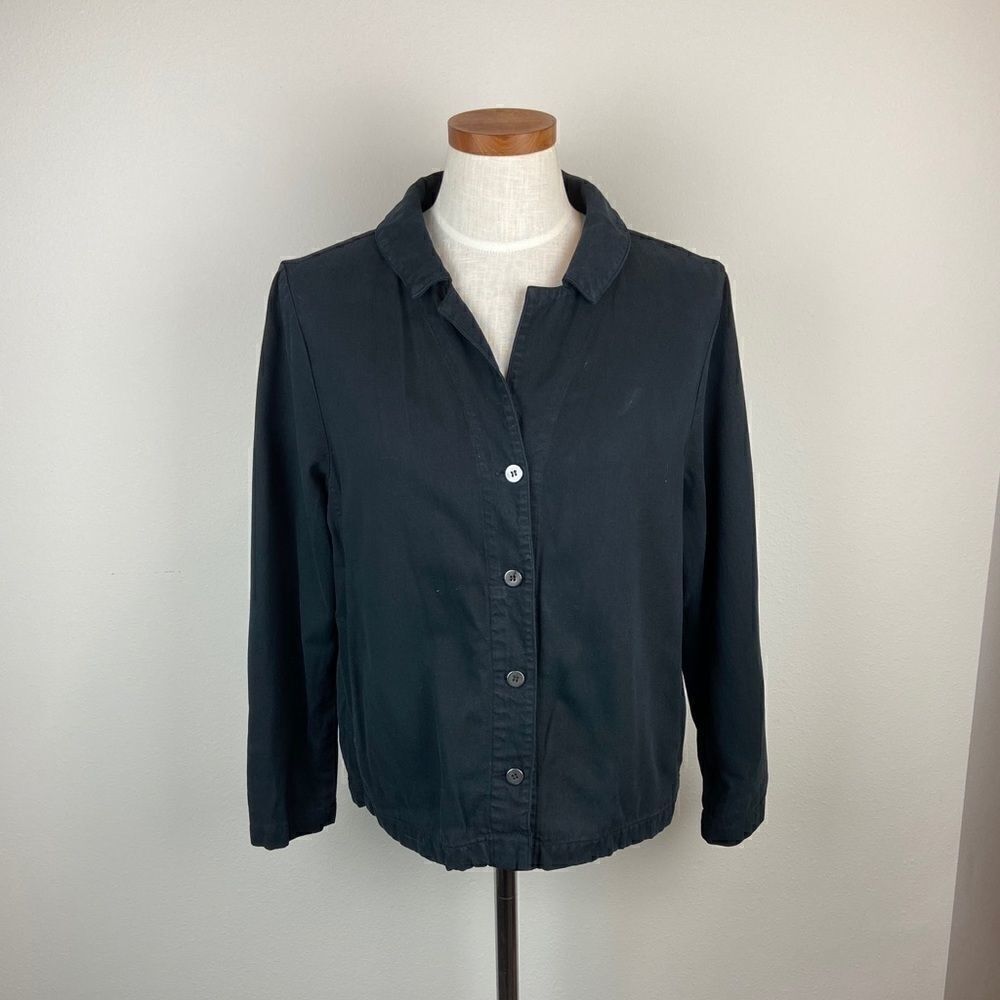 Eileen Fisher Delave Collared Tencel Jacket